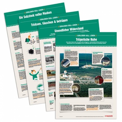 Plakate: Gorleben Ausstellung (4 Stück, A1)