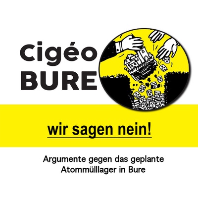 Broschüre: Cigéo Bure - wir sagen nein!