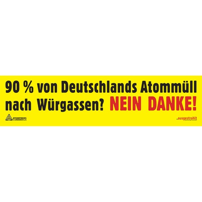 Transparent: 90% von Deutschlands Atommüll nach Würgassen?
