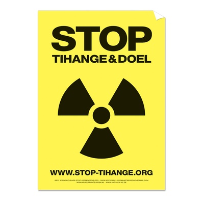 A3-Plakat: STOP Tihange & Doel