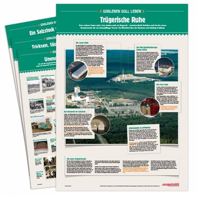 Plakate: Gorleben Ausstellung (4 Stück, A1)