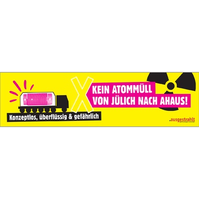 Transparent: Atommülltransporte stoppen