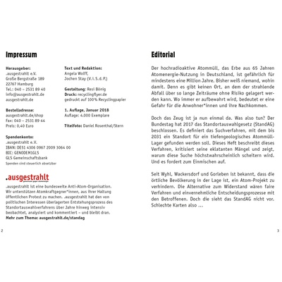 Broschüre: Atommüll-Lager per Gesetz