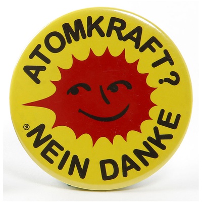 57mm - Button: Atomkraft? Nein danke (groß)