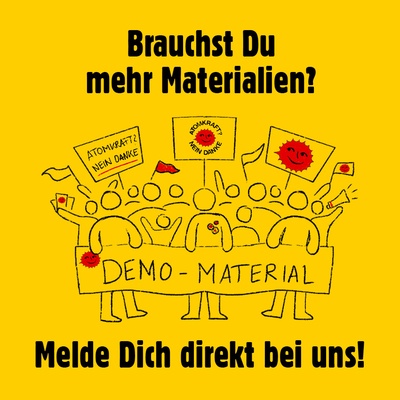 Material zum Verteilen, für Demos und Mahnwachen
