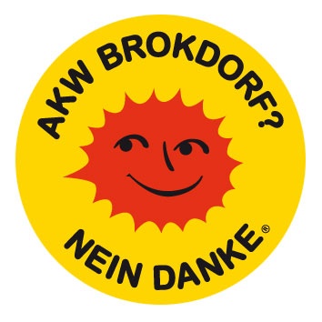 Aufkleber: AKW Brokdorf? Nein danke