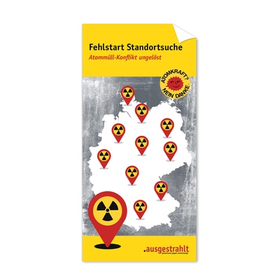 Flyer: Fehlstart Standortsuche