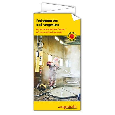 Flyer: Freigemessen und vergessen