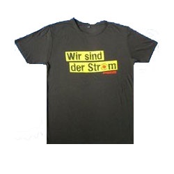 T-Shirt: Wir sind der Strom Männer