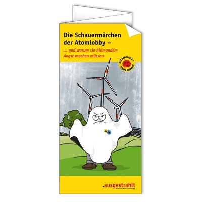 Flyer: Schauermärchen der Atomlobby