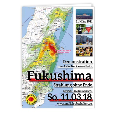 Flyer: Demo Neckarwestheim am 11.3.2018