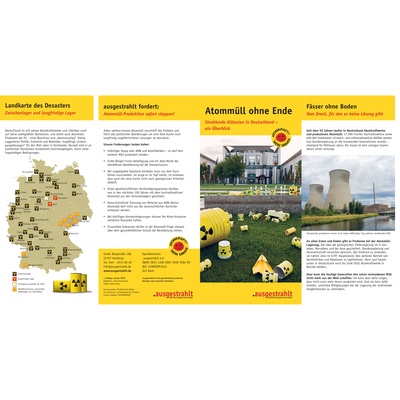 Flyer: Atommüll ohne Ende