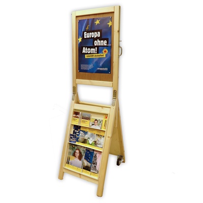 Mobile Infotafel (bestellbar über externen Anbieter)