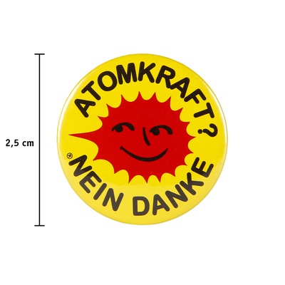 25mm - Button: Atomkraft? Nein danke (mini)