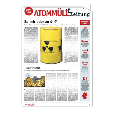 Atommüll-Zeitung Nr. 1