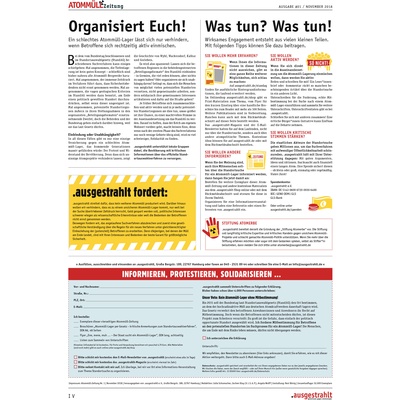 Atommüll-Zeitung Nr. 1 (Download)