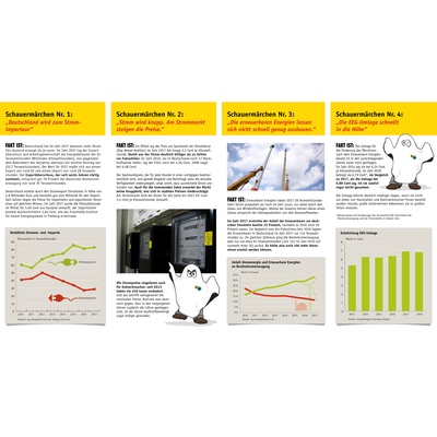 Flyer: Schauermärchen der Atomlobby
