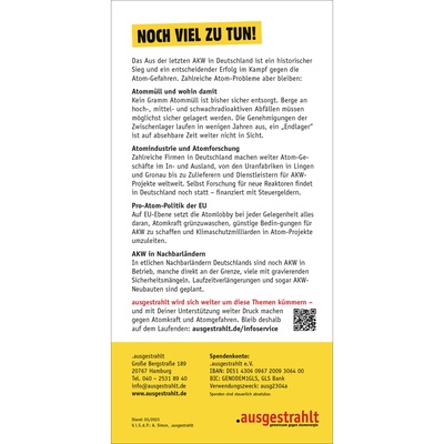 Flyer: Gemeinsam gewonnen - noch viel zu tun!