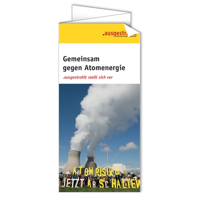 Flyer: Gemeinsam gegen Atomenergie