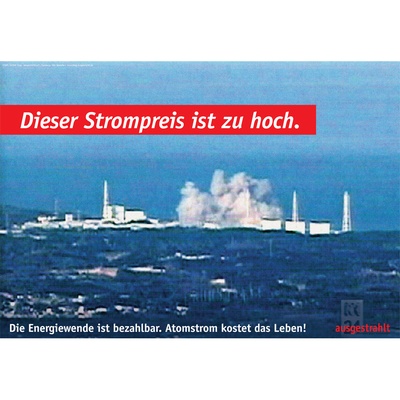 Postkarte: Dieser Strompreis ist zu hoch