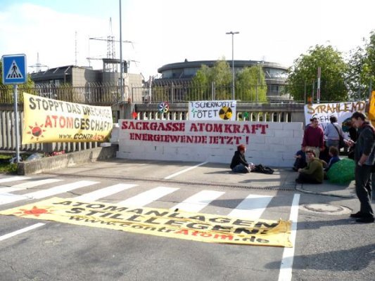 AKW Neckarwestheim: Blockadeaktion 2012