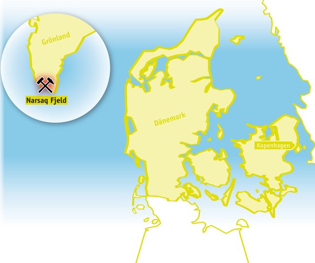 Karte mit Atomkraftwerken in Dänemark