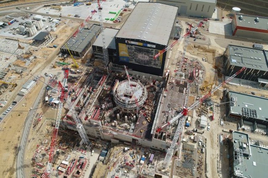 ITER Fusionsreaktor in Frankreich