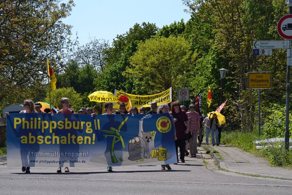 Mai 2016: Demo zum AKW Philippsburg