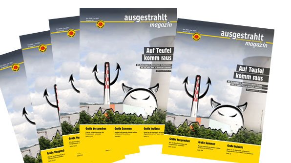 Das Titelbild des Magazins 68 von .ausgestrahlt