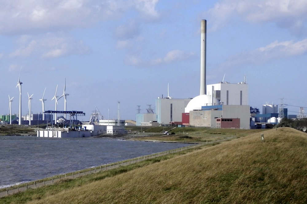 Das alte AKW Borssele in den Niederlanden
