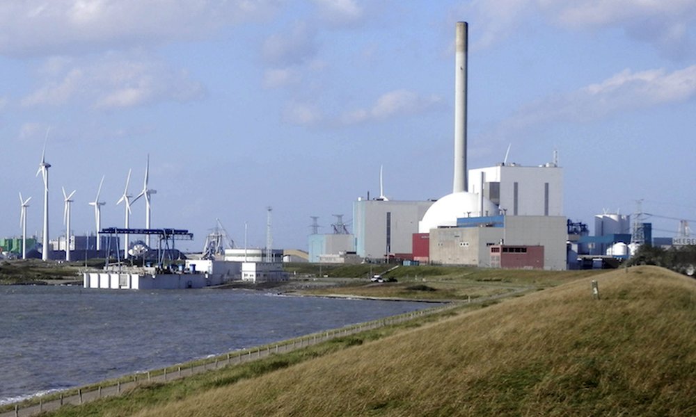 Das alte AKW Borssele in den Niederlanden