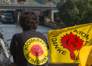 2017: Protest gegen Castortransporte Obrigheim - Neckarwestheim