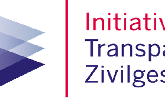 Schriftzug Transparente Zivilgesellschaft