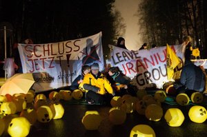 01.02.2016: Blockade in Lingen