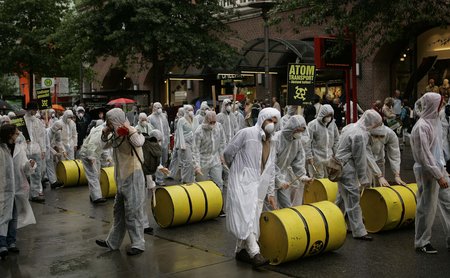 Protestaktion von AKW-GegnerInnen 