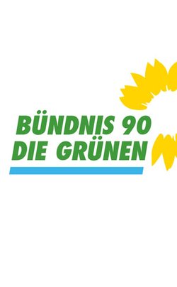 Das Logo der Partei Bündnis 90 / Die Grünen