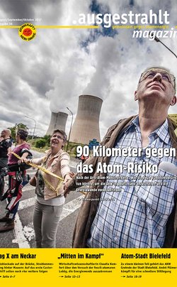 Hier das aktuelle .ausgestrahlt-Magazin bestellen