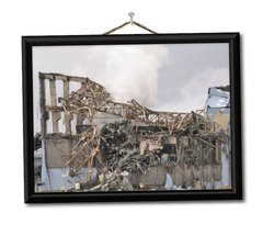 Das zerstörte AKW in Fukushima in Japan