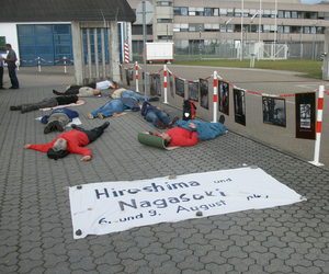 2012: Protestaktion vor dem AKW Gundremmingen