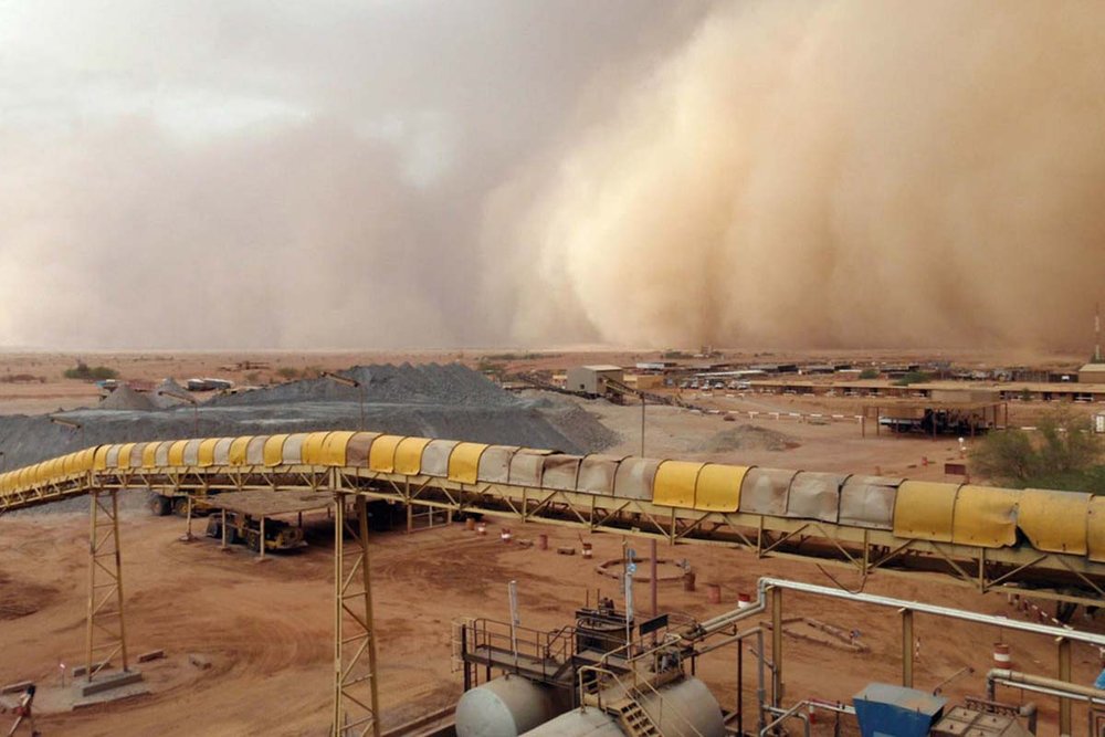 Foto: Uranmine in Arlit, Niger