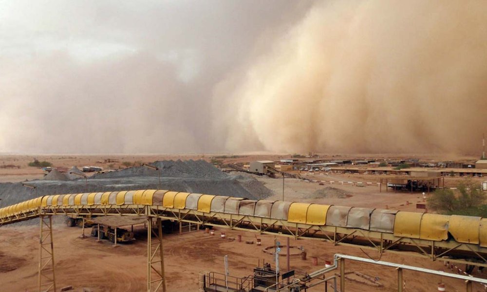 Foto: Uranmine in Arlit, Niger