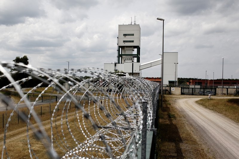 Förderturm am Erkundungsbergwerk Gorleben